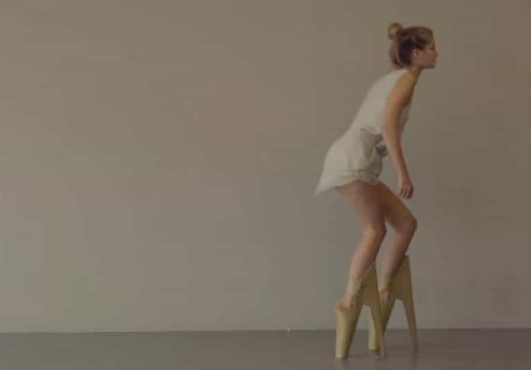 Giant Wooden Stilts As Shoes – How Far Would You Go For Fashion?