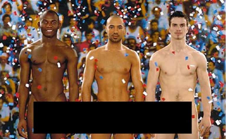 Cover Up That Wiener! Museum Is Forced To Blot Out The Packages On Hundreds Of Naked Male Posters Cover Up That Wiener! Museum Is Forced To Blot Out The Packages On Hundreds Of Naked Male Posters