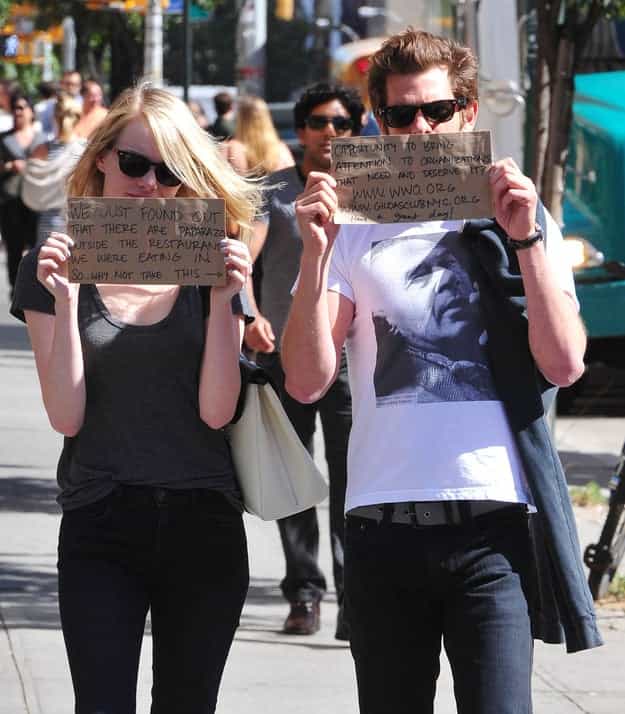 They’ve Done It Again, Andrew Garfield And Emma Stone Highlight Charity Causes While Being Chased By Paparazzi They’ve Done It Again, Andrew Garfield And Emma Stone Highlight Charity Causes While Being Chased By Paparazzi