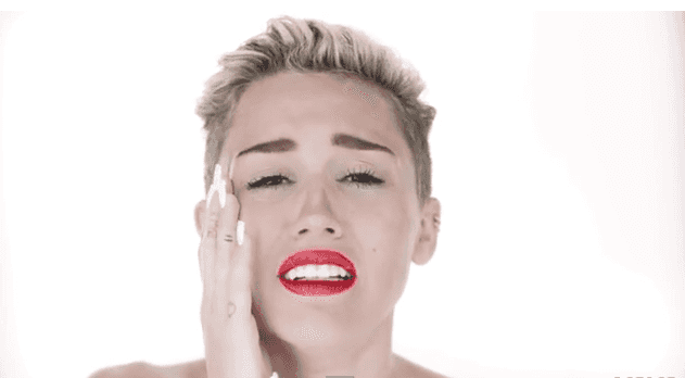 VIDEO – Miley Cyrus Naked And Crying In New Video For “Wrecking Ball”