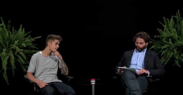 VIDEO – “I’ve Never Interviewed A 7-Year-Old Before” Zach Galifianakis Confronts Justin Bieber In Brilliant “Between Two Ferns” Interview