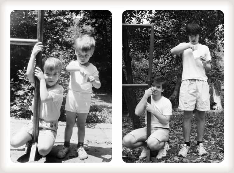 In Photos: Two Brothers Recreate Their Favourite Childhood Moments 20 Years Later