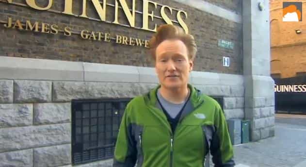 VIDEO – So Apparently Conan O’Brien Visited The Guinness Storehouse And Had A Ball