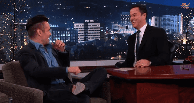 VIDEO – Colin Farrell Chats To Jimmy Kimmel About Christmas In Ireland