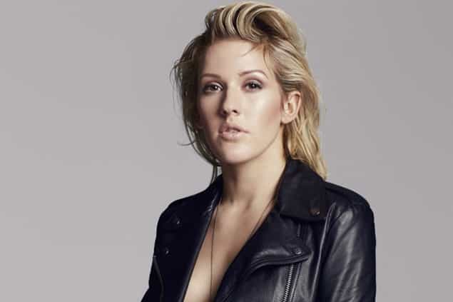 PICTURE – Ellie Goulding Poses Topless For Marie Claire Photo Shoot