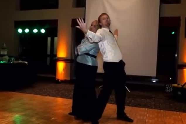 VIDEO – The Ultimate Mother And Son Dancing Duo, This Woman Can Really Dance!