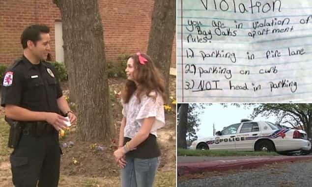 Fourteen-Year-Old Gives Cop A Ticket And Fine For Disobeying The Law Fourteen-Year-Old Gives Cop A Ticket And Fine For Disobeying The Law