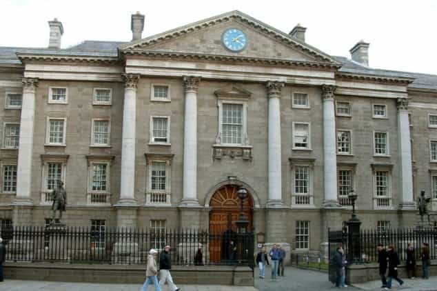 PICTURE: Man Arrested After Ramming Car Through Trinity College Gates