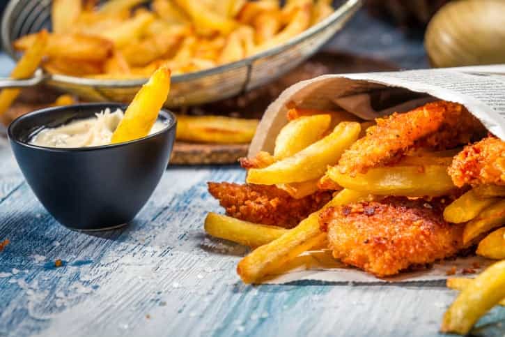 Recipe: Easy Cod Goujons and Chips Recipe: Easy Cod Goujons and Chips