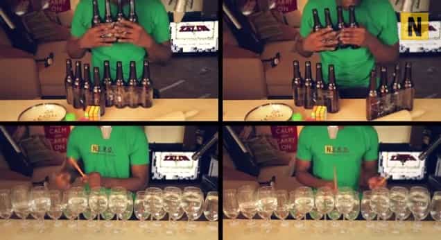VIDEO: The “Zelda” Theme Played on Beer Bottles And Wine Glasses is Pretty Brilliant