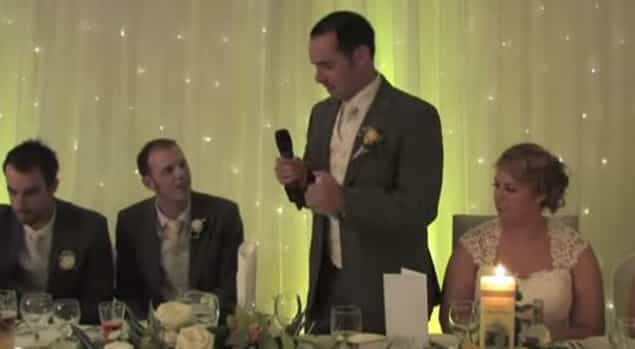 VIDEO: Irish Groom Forgets Speech, Heads Back To Australia To Find It VIDEO: Irish Groom Forgets Speech, Heads Back To Australia To Find It