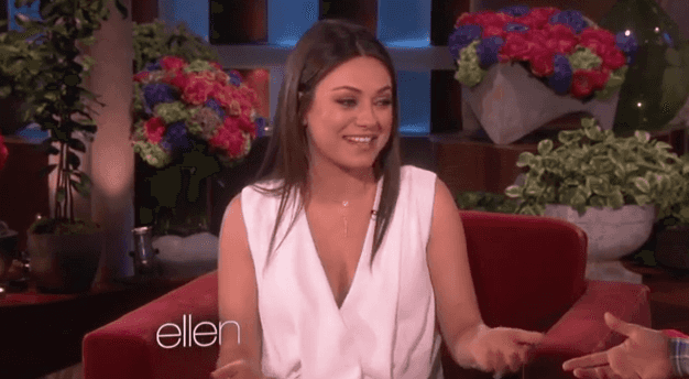 “I Promise You, It Will Be This Year” Mila Kunis Finally Opens Up To Ellen About Her Pregnancy