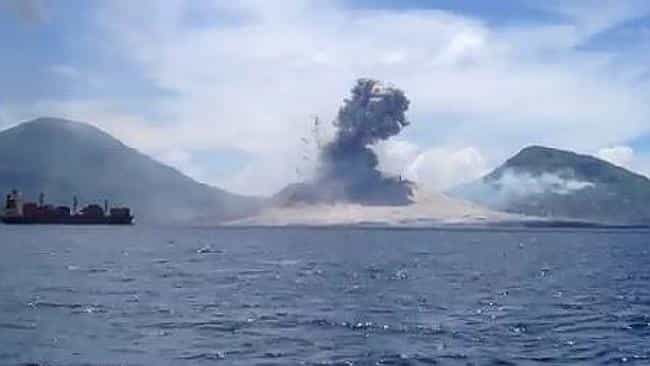 WATCH! Amazing Live Footage of Volcano Eruption