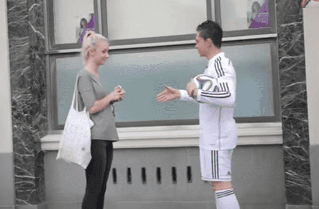 WATCH: ‘Cristiano Ronaldo’ Chats Up Women in Local Park
