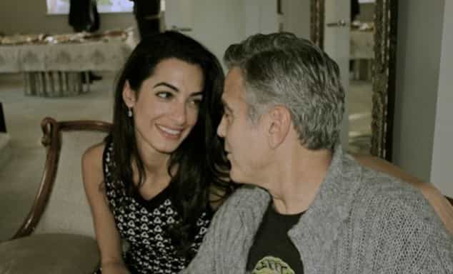 FIRST LOOK: George Clooney And Amal Alamuddin Arrive In Italy Ahead Of Their Wedding This Weekend!
