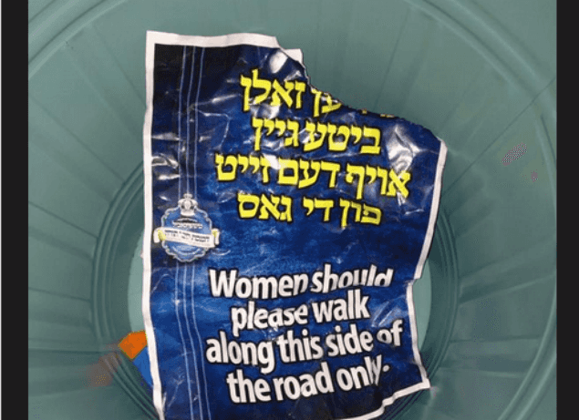 London Council Removes Signs Dictating What Side Of The Road Women To Walk On