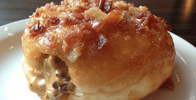 Burger Bar Pays Homage to Homer Simpson With A Cheeseburger-Filled Doughnut..And Yes, You Read That Right