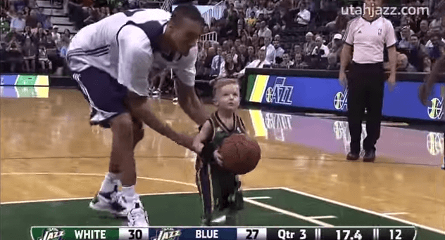 WATCH: 5-Year Old Joins A Utah Basketball Team – Makes Most Adorable Slam Dunk Ever