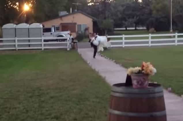 VIDEO: Groom Tries Romantic Gesture… Fails Miserably VIDEO: Groom Tries Romantic Gesture… Fails Miserably