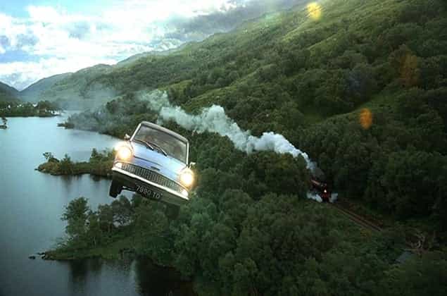 Famous Cars Of The Big Screen: Flying Ford Anglia From Harry Potter Famous Cars Of The Big Screen: Flying Ford Anglia From Harry Potter
