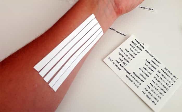 GENIUS! Festival Timetable Temporary Tattoos Are A Thing *Mind Blown* GENIUS! Festival Timetable Temporary Tattoos Are A Thing *Mind Blown*
