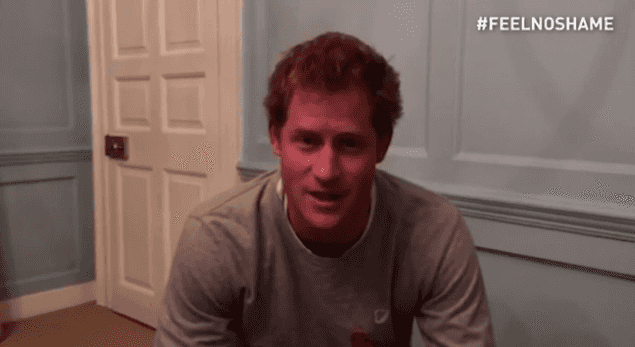 WATCH: Prince Harry Reveals His Biggest Secret As Part Of The #FeelNoShame Campaign WATCH: Prince Harry Reveals His Biggest Secret As Part Of The #FeelNoShame Campaign
