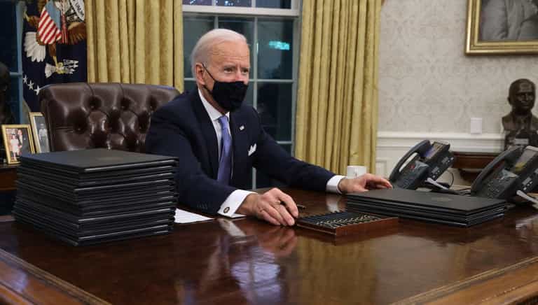 Joe Biden begins presidency with 15 executive orders, some reversing Trump policies Joe Biden begins presidency with 15 executive orders, some reversing Trump policies