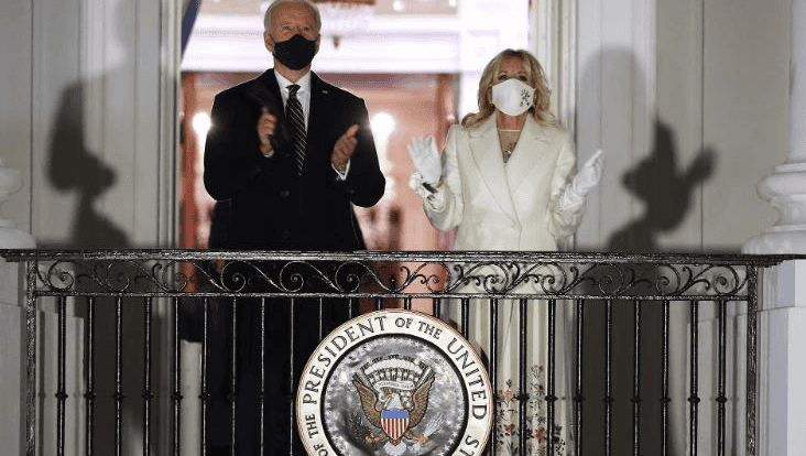 Irish designer “mindblown” as Dr Jill Biden wears dress she embroidered Irish designer “mindblown” as Dr Jill Biden wears dress she embroidered