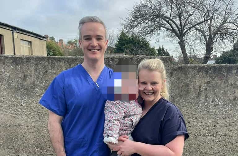 GP couple postponed their wedding so they could administer Covid-19 vaccines GP couple postponed their wedding so they could administer Covid-19 vaccines