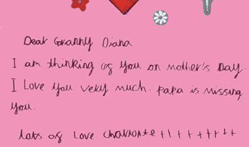 George, Charlotte and Louis make Mother’s Day cards for Granny Diana and reveal “papa misses you”