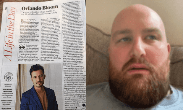 Comedian’s hilarious response to Orlando Bloom’s bizarre morning routine Comedian’s hilarious response to Orlando Bloom’s bizarre morning routine