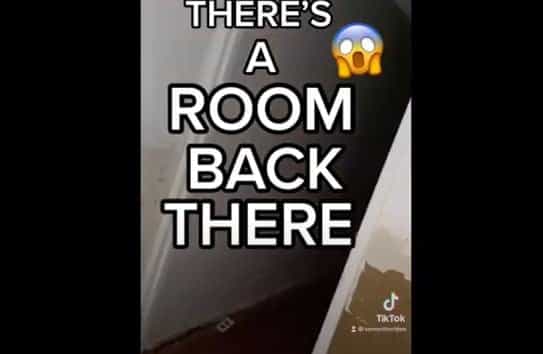 Woman finds abandoned apartment in hole behind her bathroom mirror Woman finds abandoned apartment in hole behind her bathroom mirror