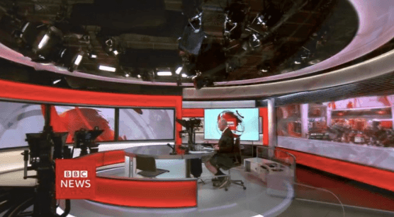 BBC News anchor caught wearing shorts under desk live on TV BBC News anchor caught wearing shorts under desk live on TV