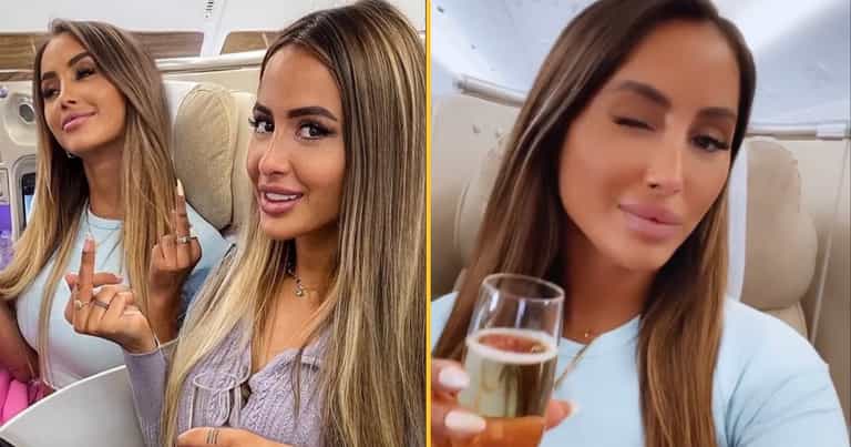 Model responds to backlash after being exposed for fake business class photo Model responds to backlash after being exposed for fake business class photo