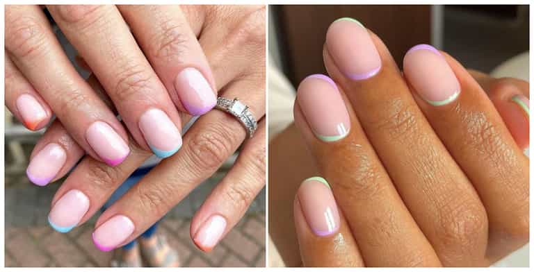Rainbow tips are the cutest nail trend this summer – so bookmark these ideas for your next mani