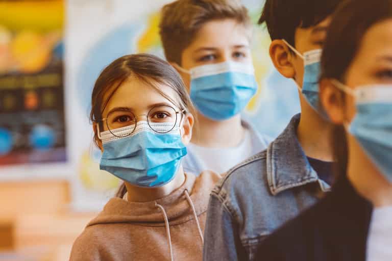 Face masks might become compulsory for children