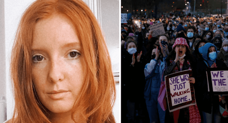 Sarah Everard protester “terrified” after ’50 police officers’ contact her on Tinder