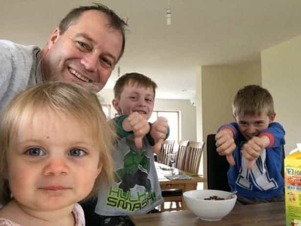 Andrew McGinley shares heartbreak as he fills out the Census alone