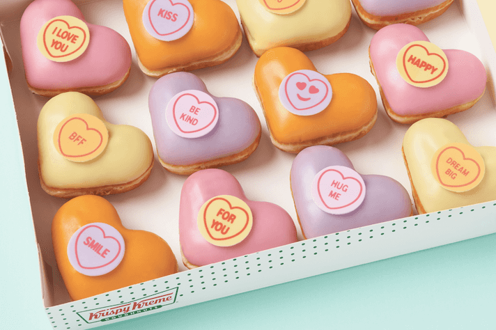 Krispy Kreme’s limited edition Swizzels Love Hearts doughnuts are almost here Krispy Kreme’s limited edition Swizzels Love Hearts doughnuts are almost here
