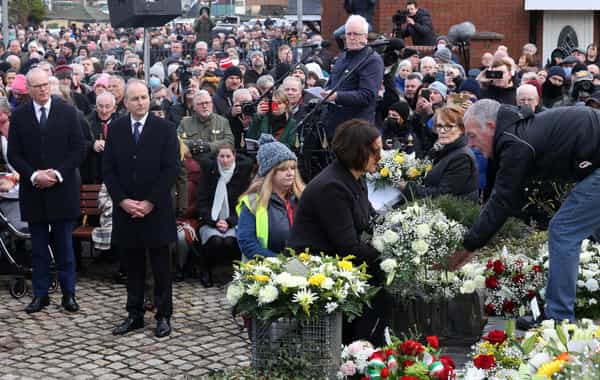 50 years since Bloody Sunday remembered in Derry 50 years since Bloody Sunday remembered in Derry