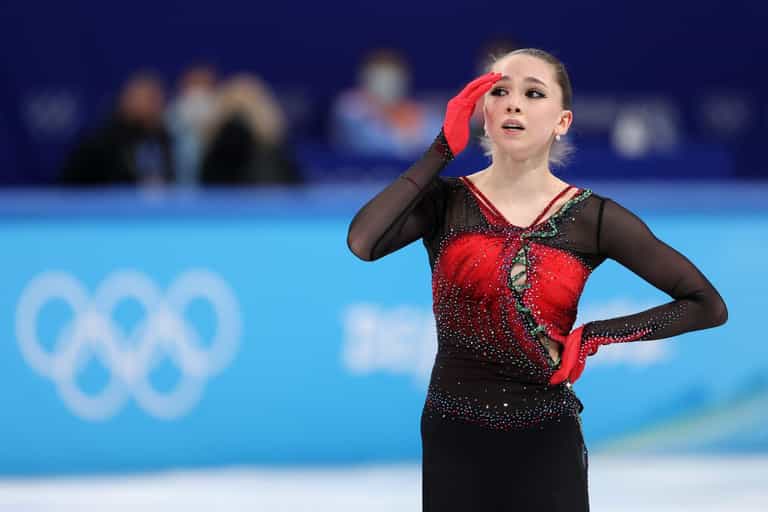 15 year old Russian figure skater banned after failed drug test at Beijing Olympics