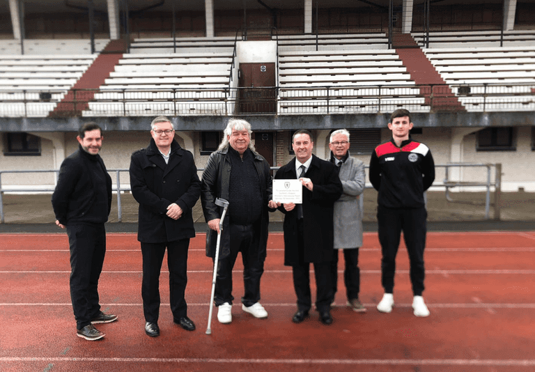 An all-male panel celebrated a women in football ceremony