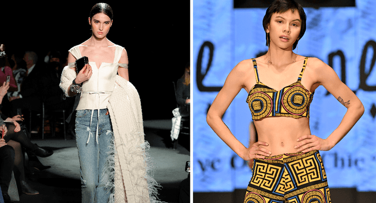 The mini skirt is back – but low rise is coming alongside it