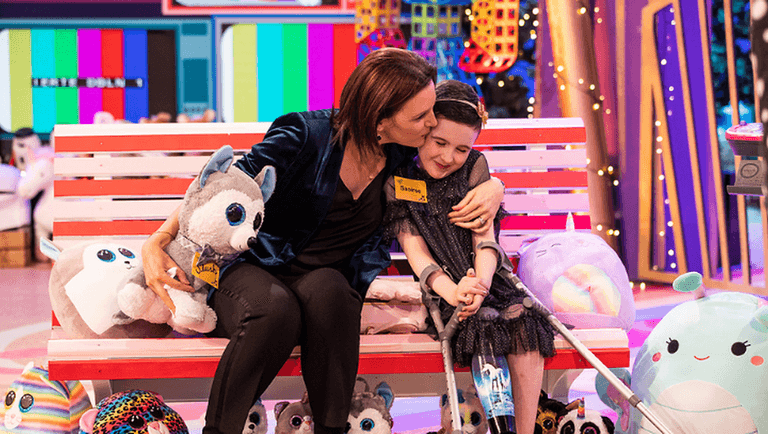Toy Show star Saoirse Ruane receives award for bravery Toy Show star Saoirse Ruane receives award for bravery