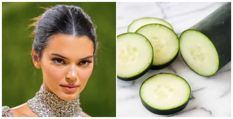 The internet is losing it over Kendall Jenner trying to cut up a cucumber The internet is losing it over Kendall Jenner trying to cut up a cucumber