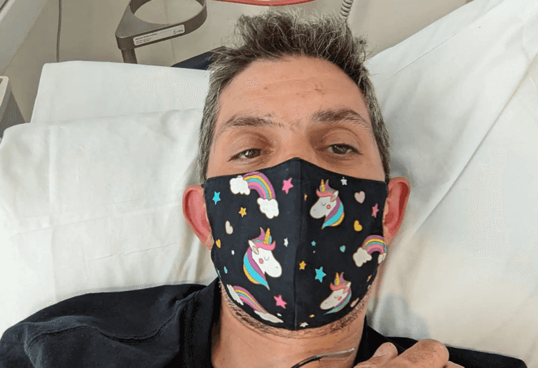 First Dates’ Merlin Griffiths returns to hospital following cancer complications