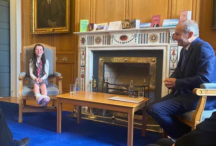 11-year-old girl calls on Taoiseach for improved disability services 11-year-old girl calls on Taoiseach for improved disability services