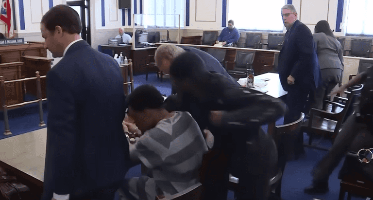 WATCH: The moment dad attacks 3-year-old son’s suspected murderer in court