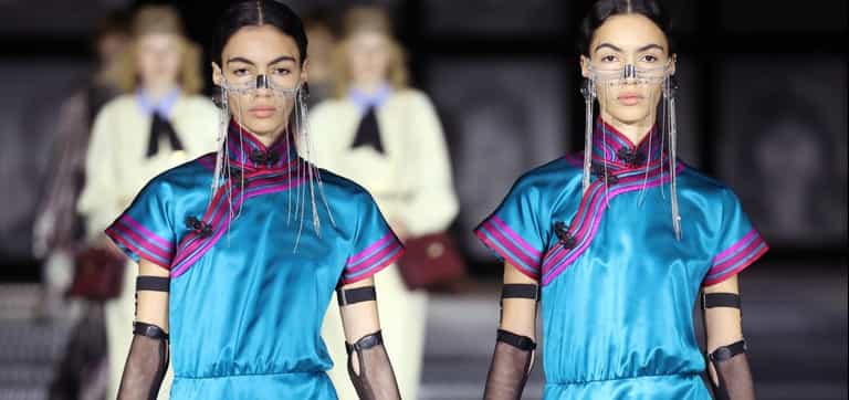 Irish twins featured by Gucci during Milan Fashion Week