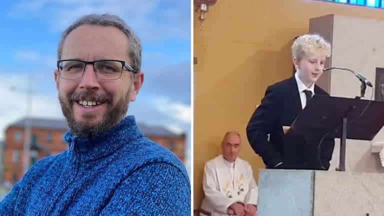 Son of Creeslough victim tells mourners to “be grateful” Son of Creeslough victim tells mourners to “be grateful”